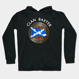 Clan Baxter Crest & Tartan Knot Hoodie